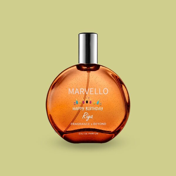 Personalised Amber Birthday Perfume for Women - Image 2